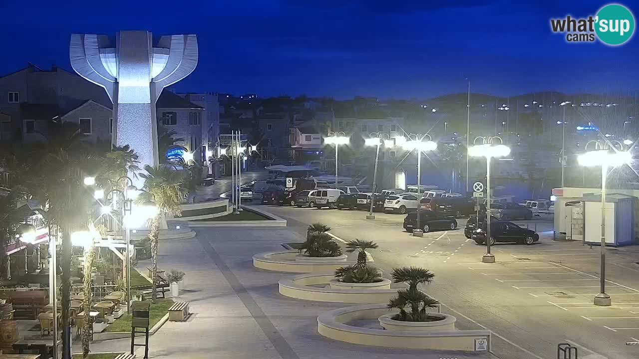 Vodice livecam – marina e il lungomare