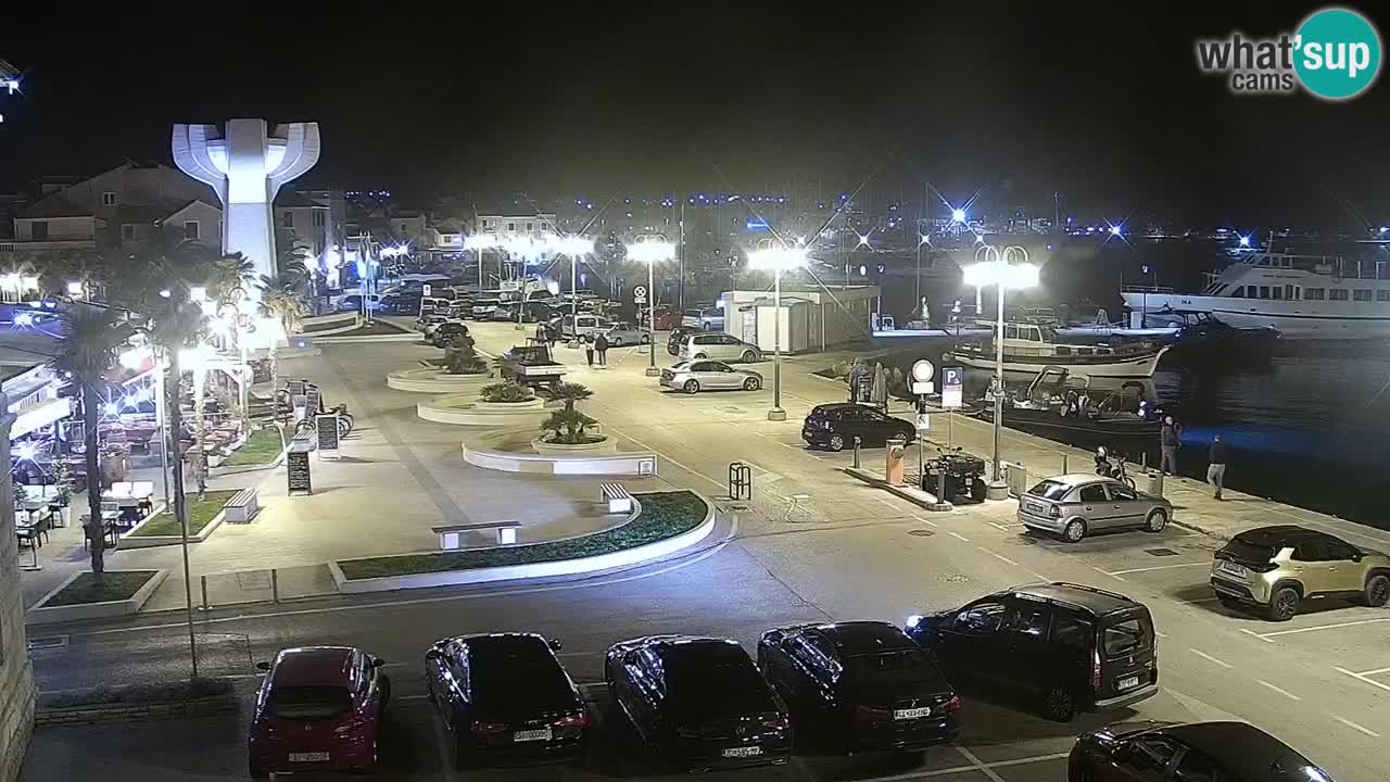 Vodice webcam live – front de mer