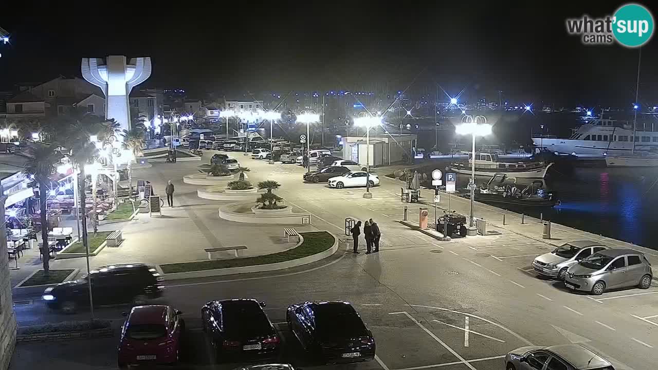 Vodice webcam live – front de mer