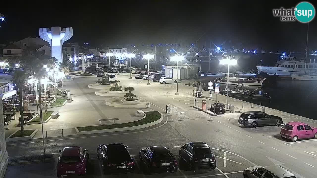 Vodice webcam live – front de mer