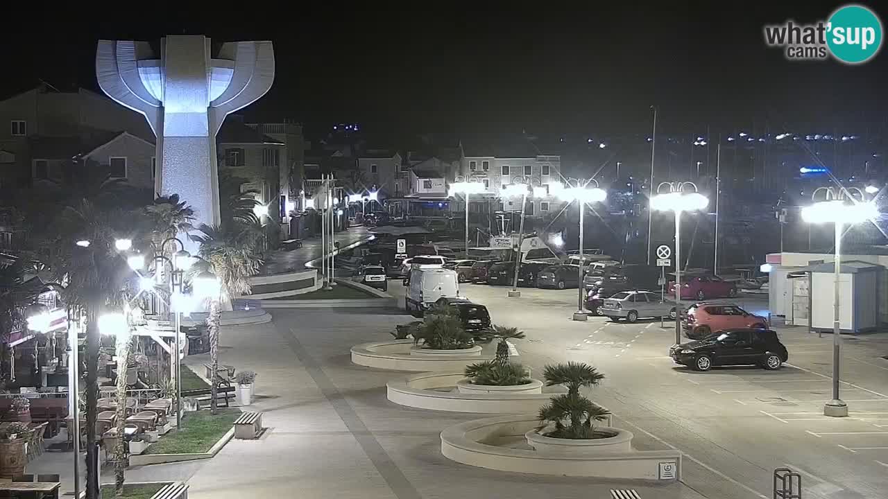 Vodice webcam live – front de mer