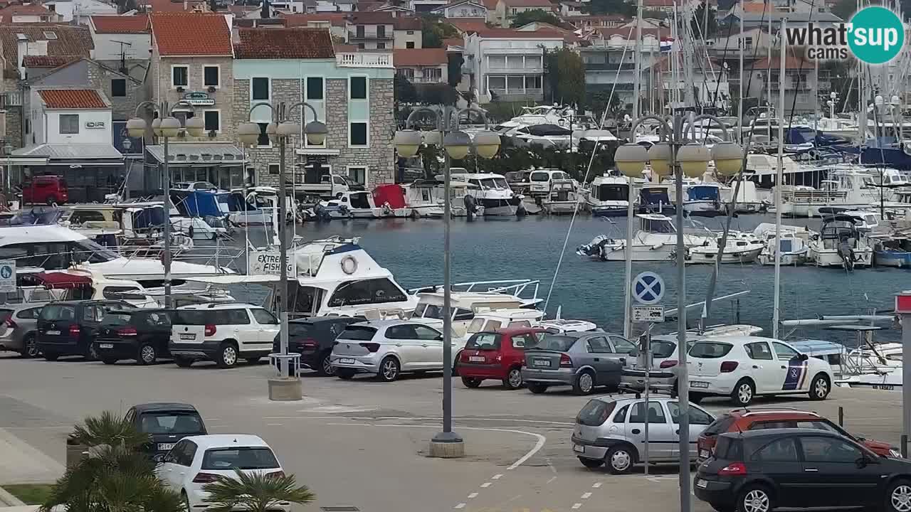 Vodice web kamera – marina i riva