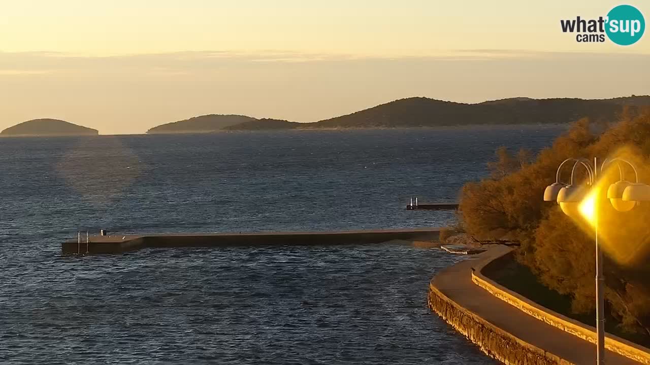 Vodice Live webcam – marina and  seafront