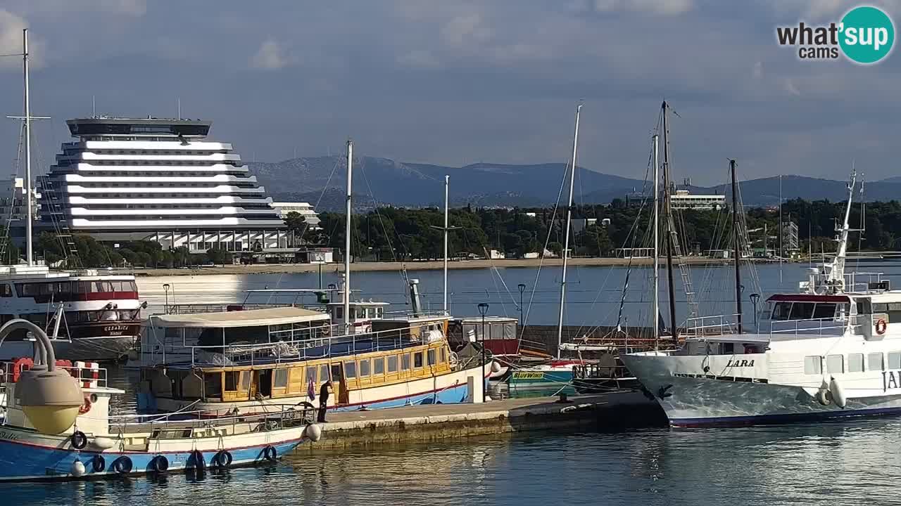 Vodice web kamera – marina i riva