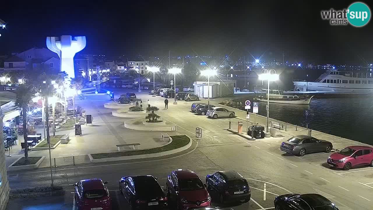 Vodice webcam live – front de mer