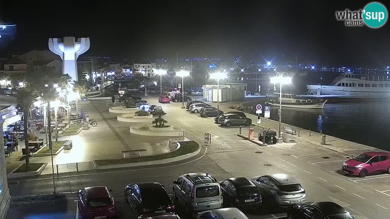 Vodice webcam – marina i meer