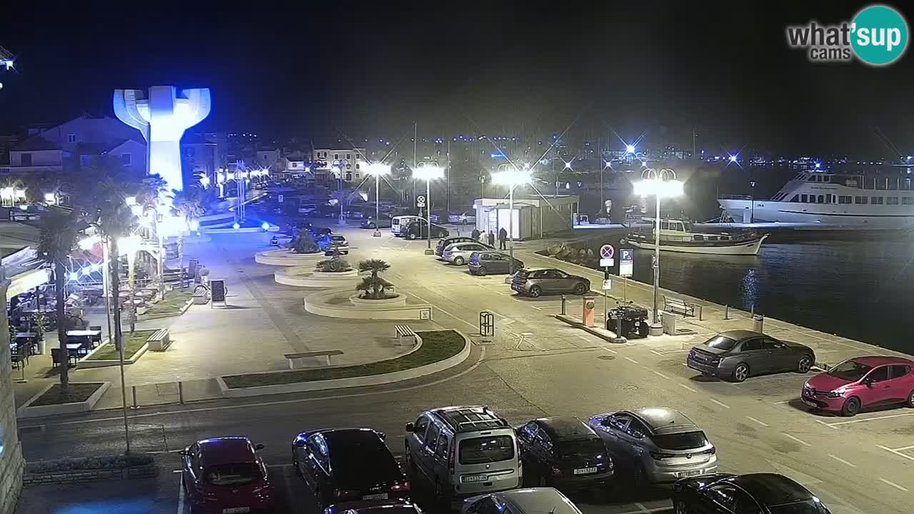 Vodice webcam live – front de mer