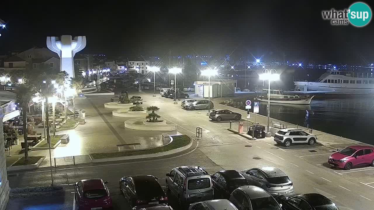 Vodice webcam live – front de mer