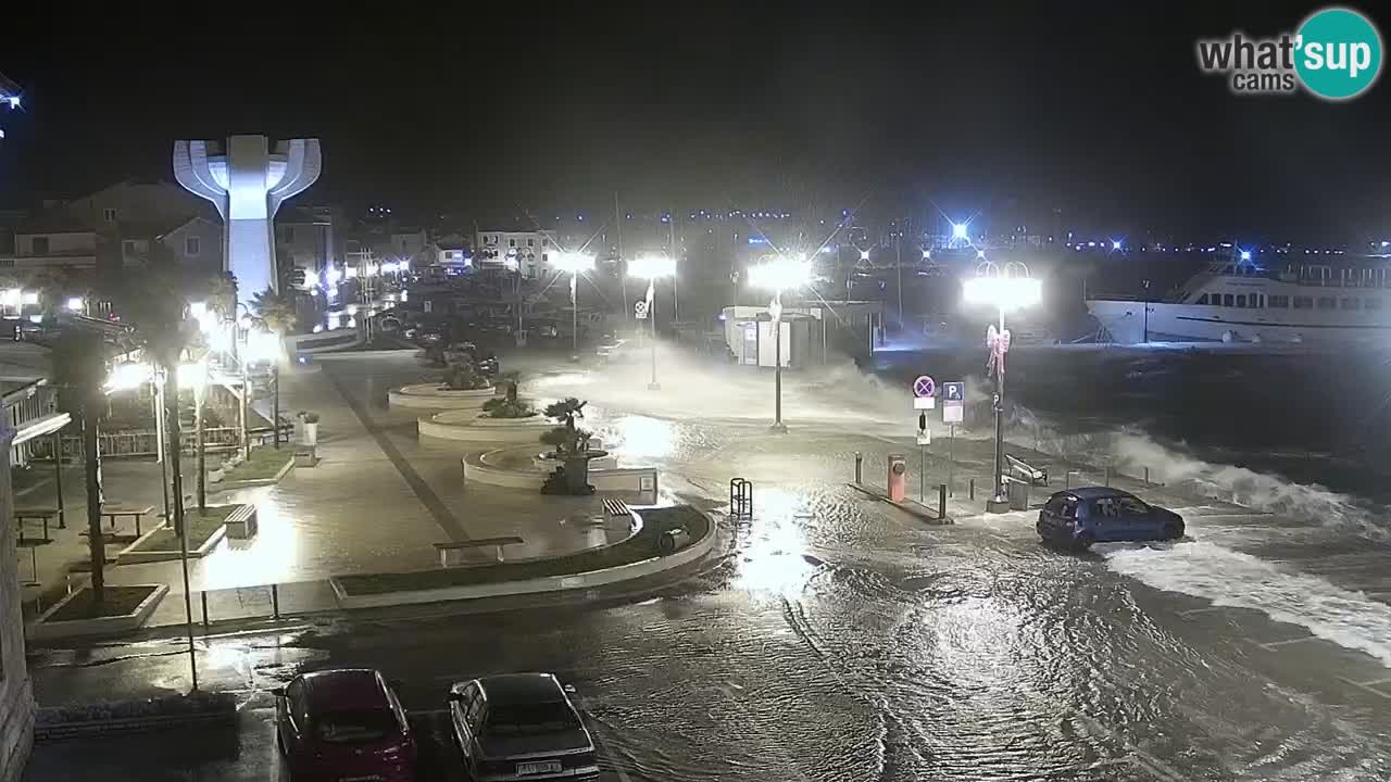 Vodice webcam – marina i meer