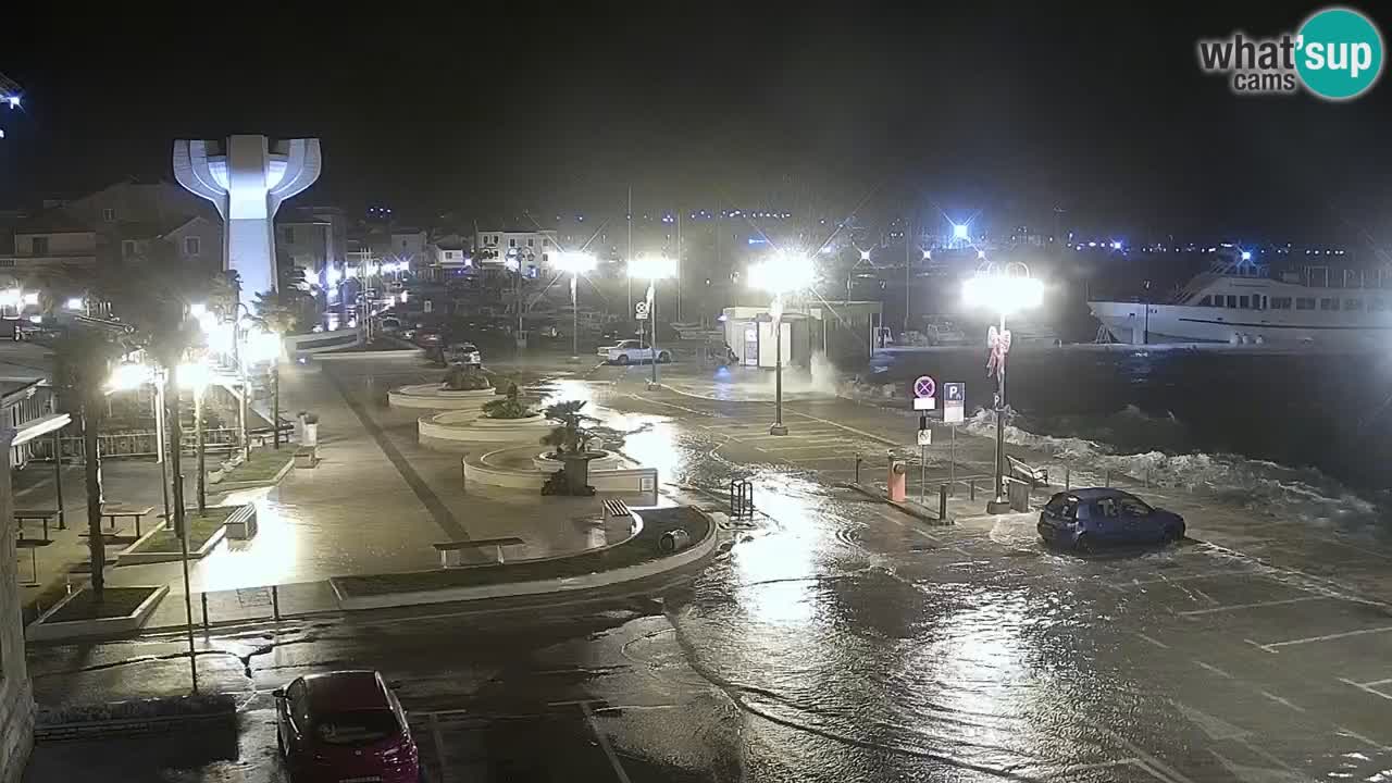 Vodice webcam – marina i meer