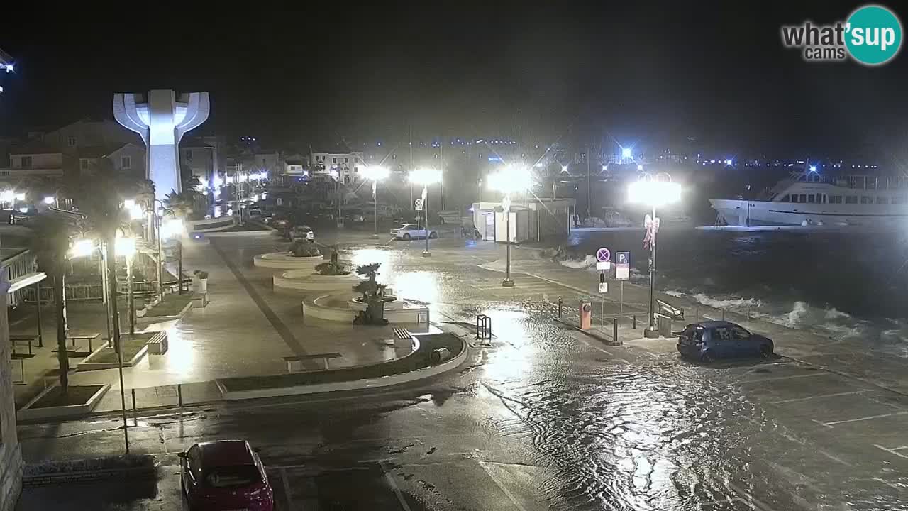 Vodice webcam – marina i meer