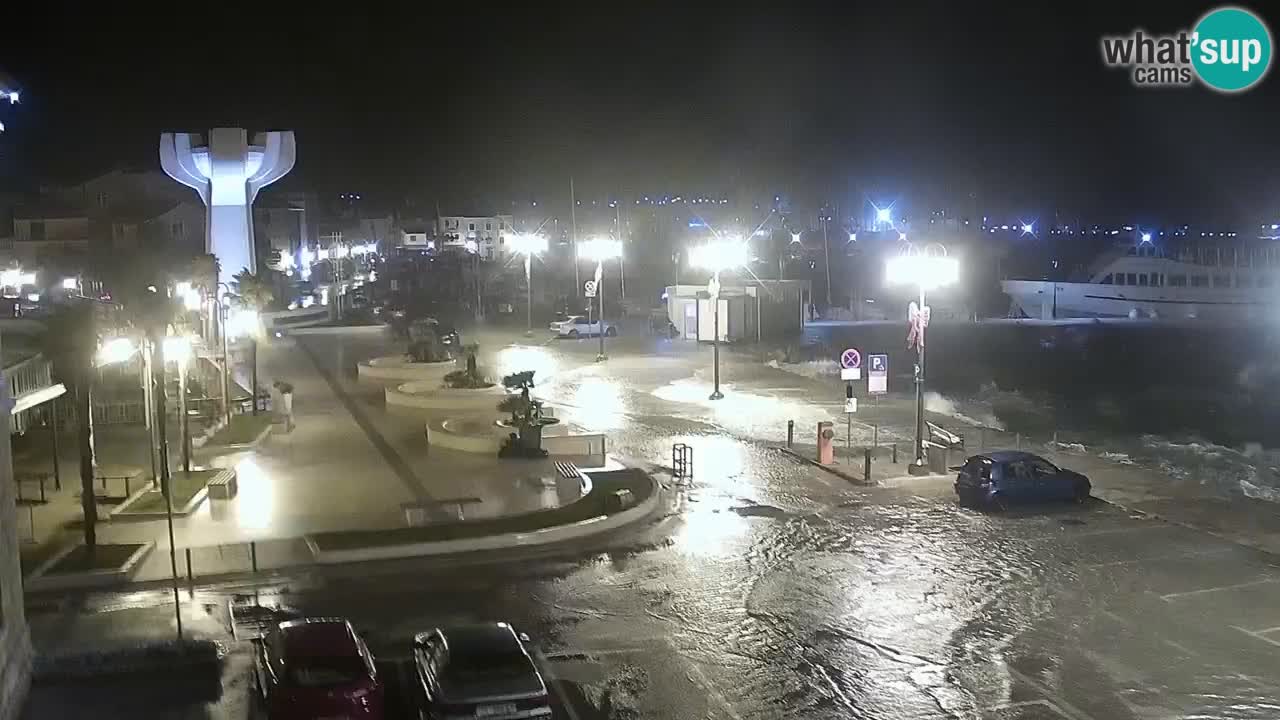 Vodice livecam – marina e il lungomare