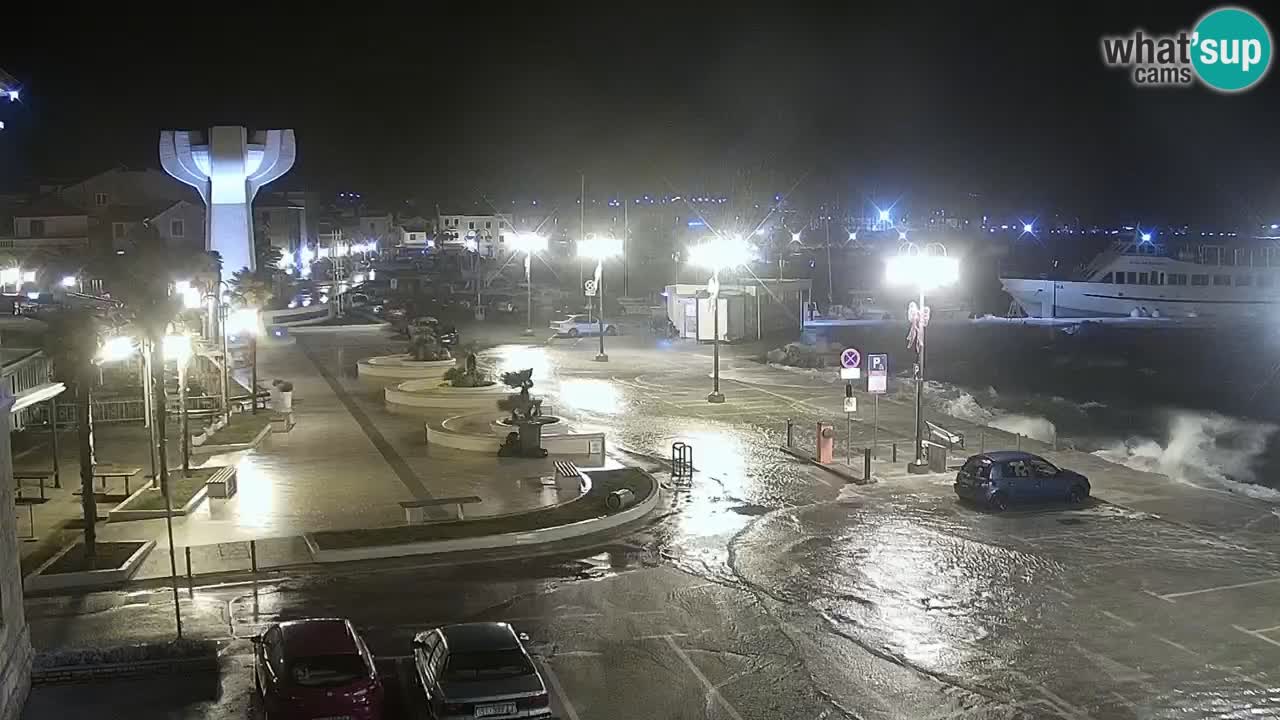 Vodice livecam – marina e il lungomare