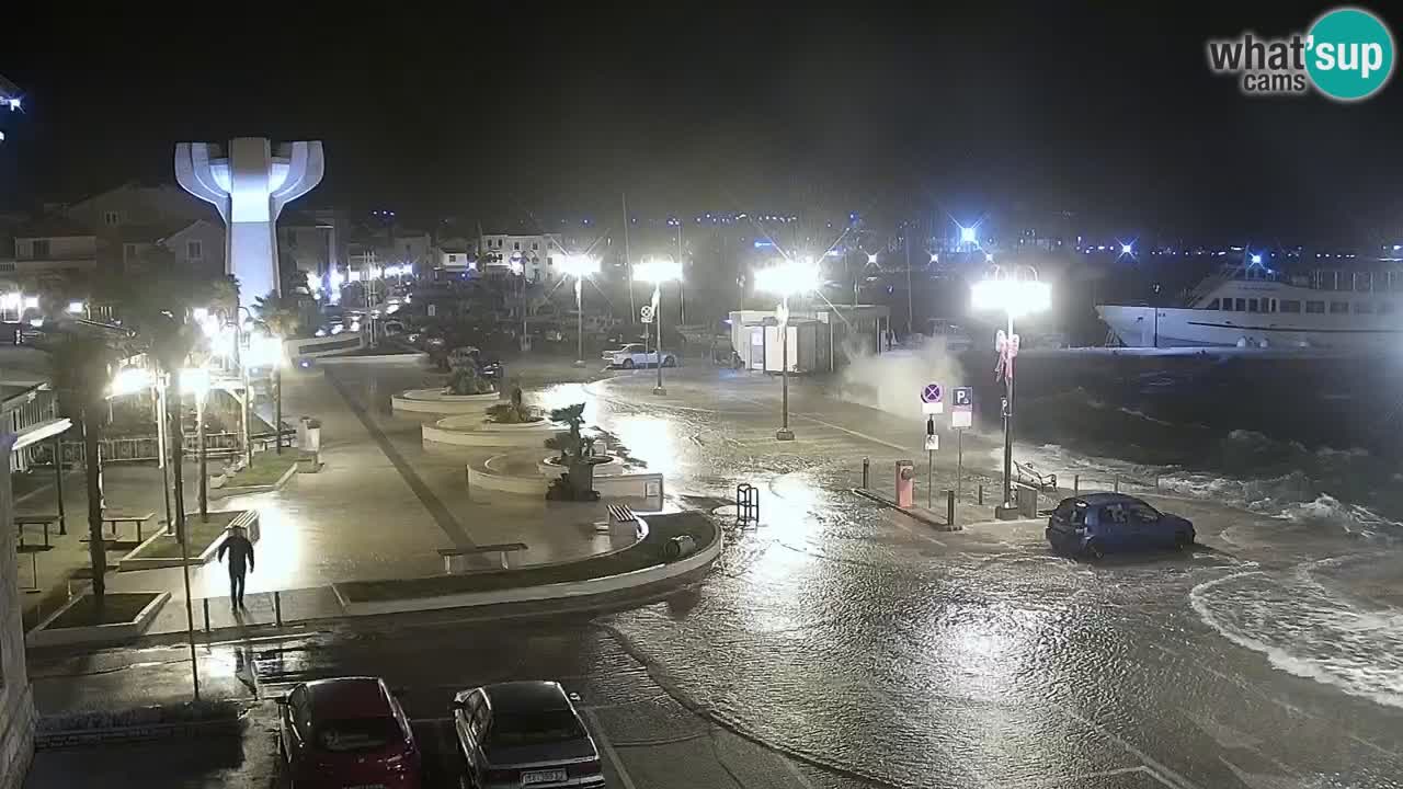 Vodice webcam – marina i meer