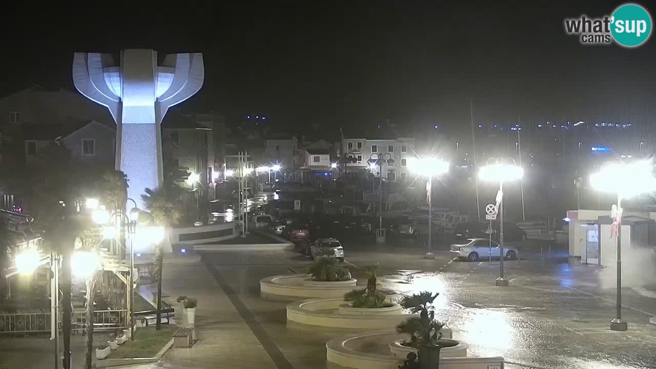 Vodice webcam – marina i meer