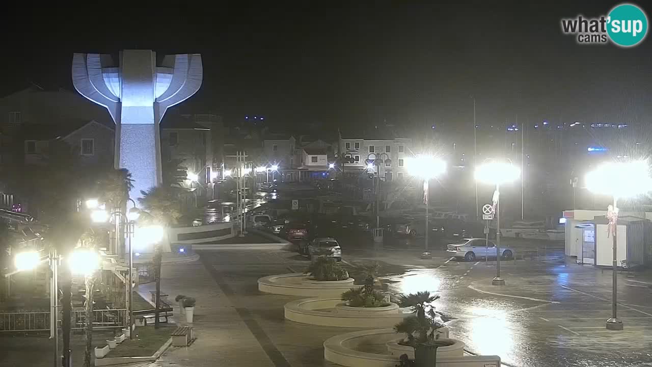 Vodice webcam – marina i meer