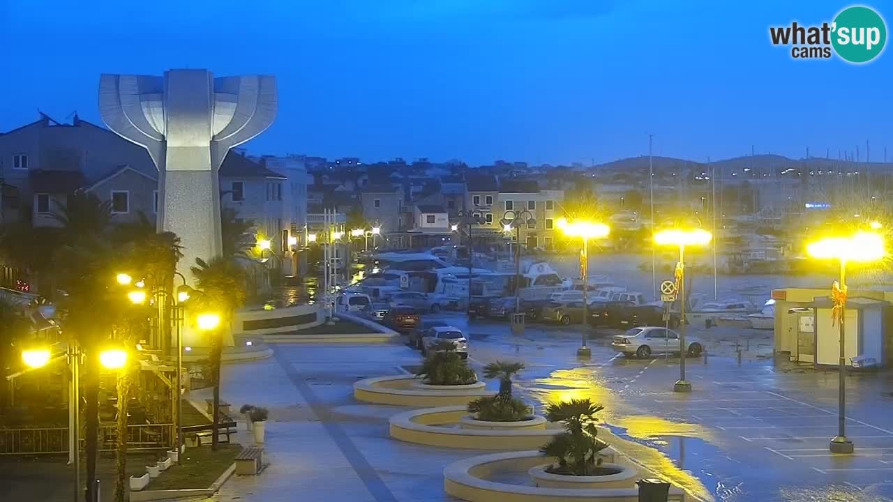 Vodice webcam – marina i meer