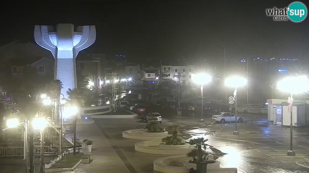 Vodice livecam – marina e il lungomare