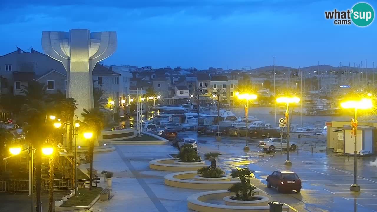 Vodice livecam – marina e il lungomare