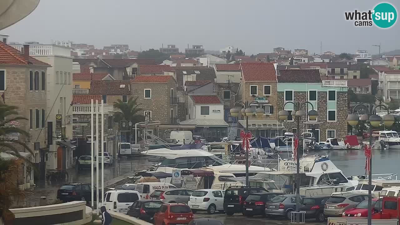 Vodice web kamera – marina i riva