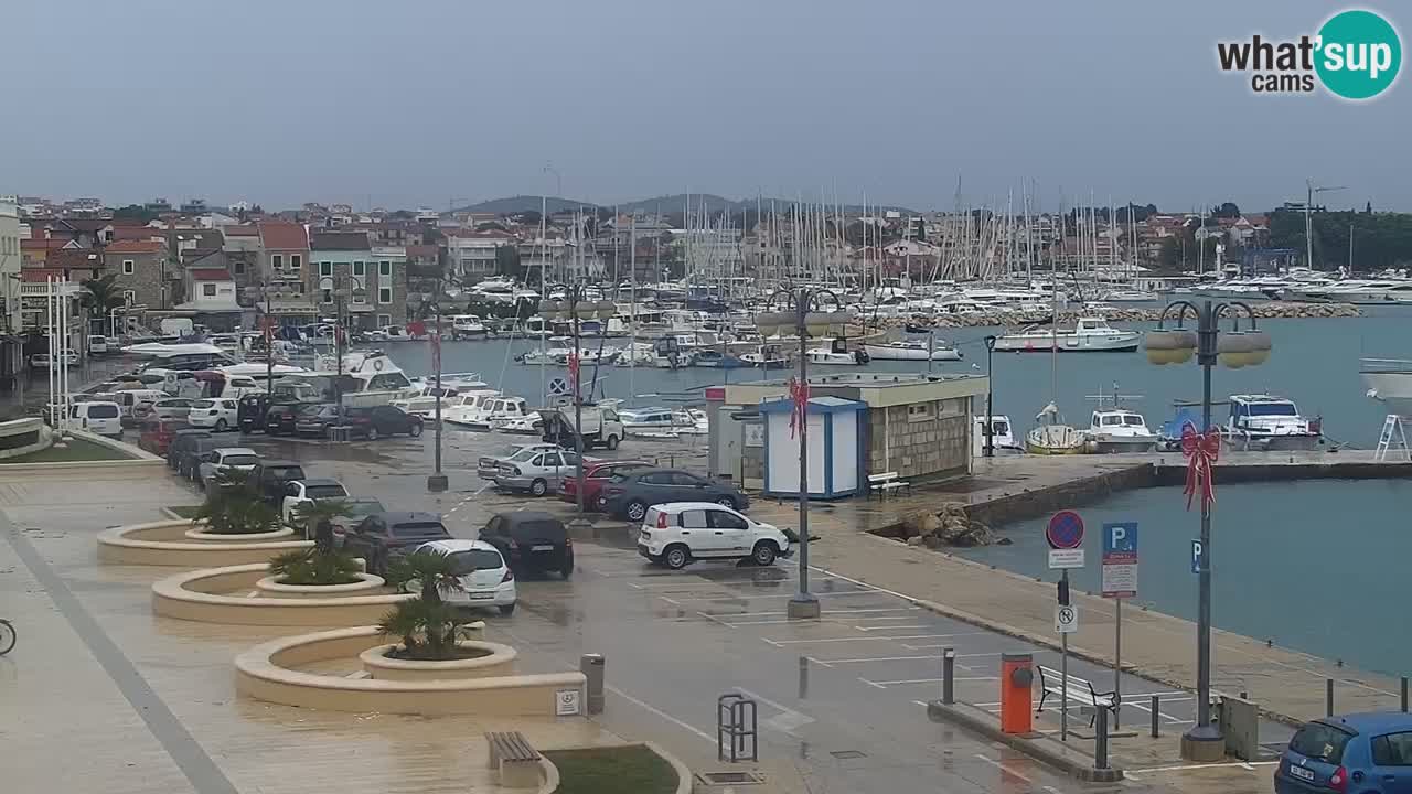 Vodice web kamera – marina i riva