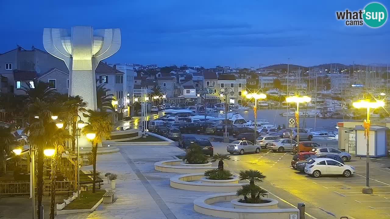 Vodice webcam – marina i meer