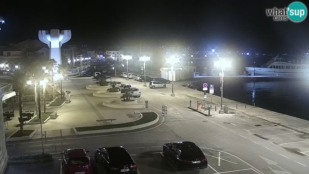 Vodice webcam – marina i meer