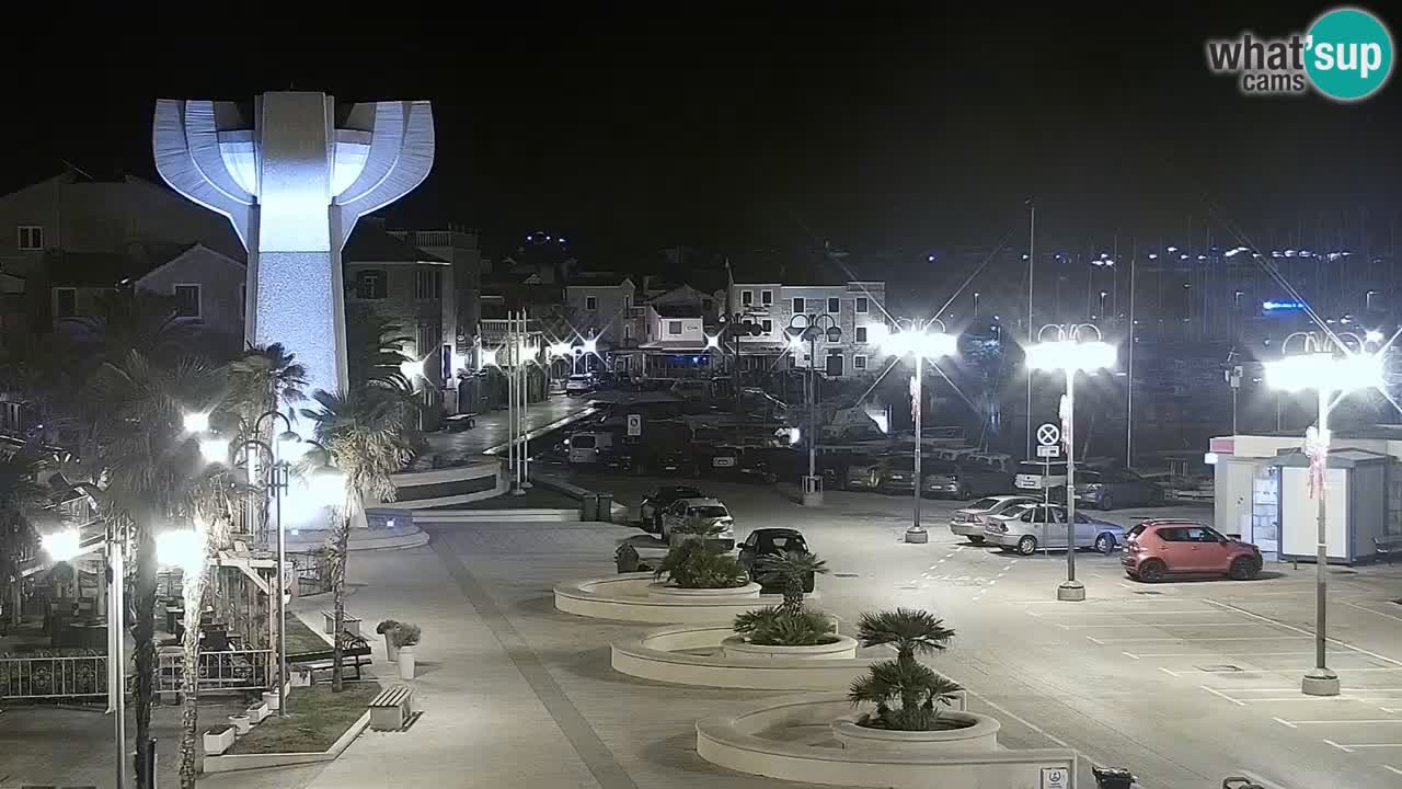 Vodice webcam – marina i meer