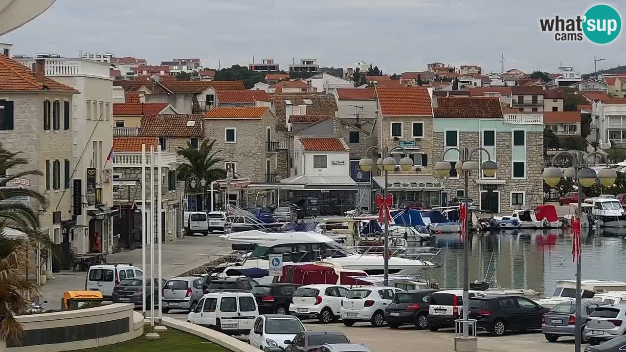 Vodice spletna kamera – marina in riva