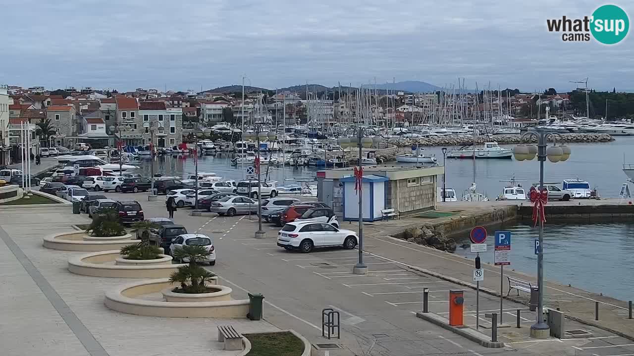 Vodice web kamera – marina i riva