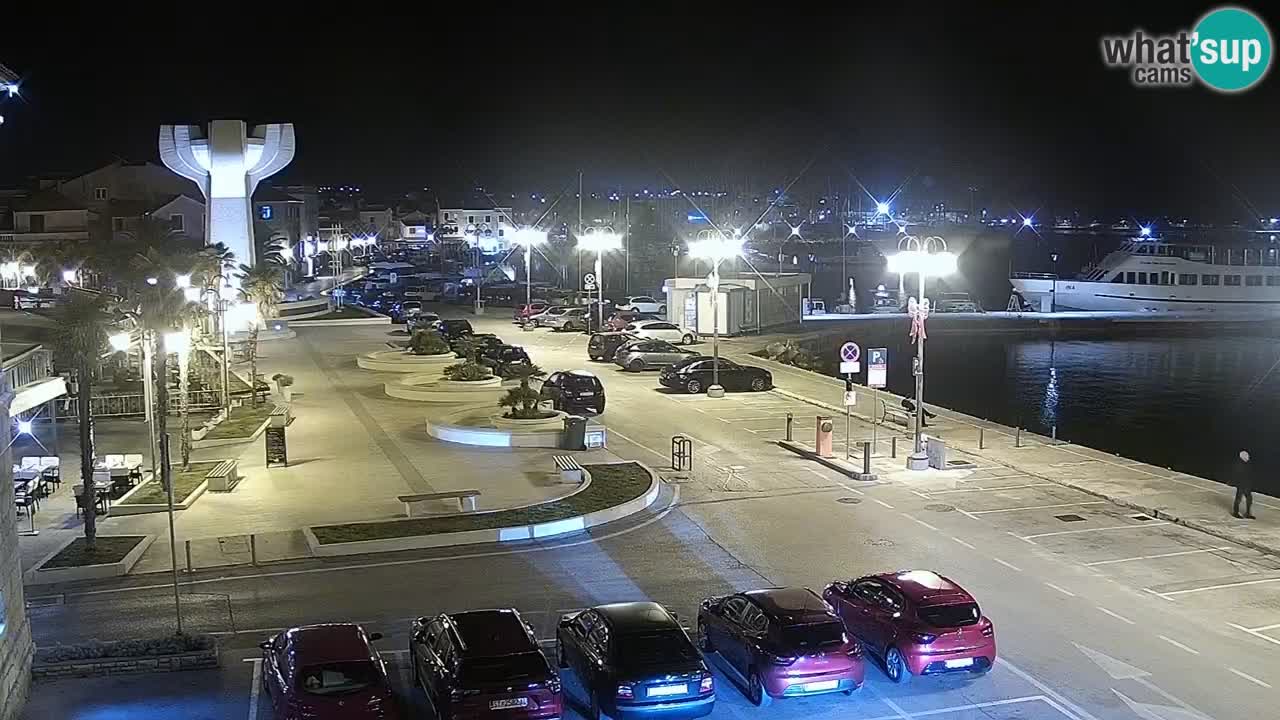 Vodice spletna kamera – marina in riva