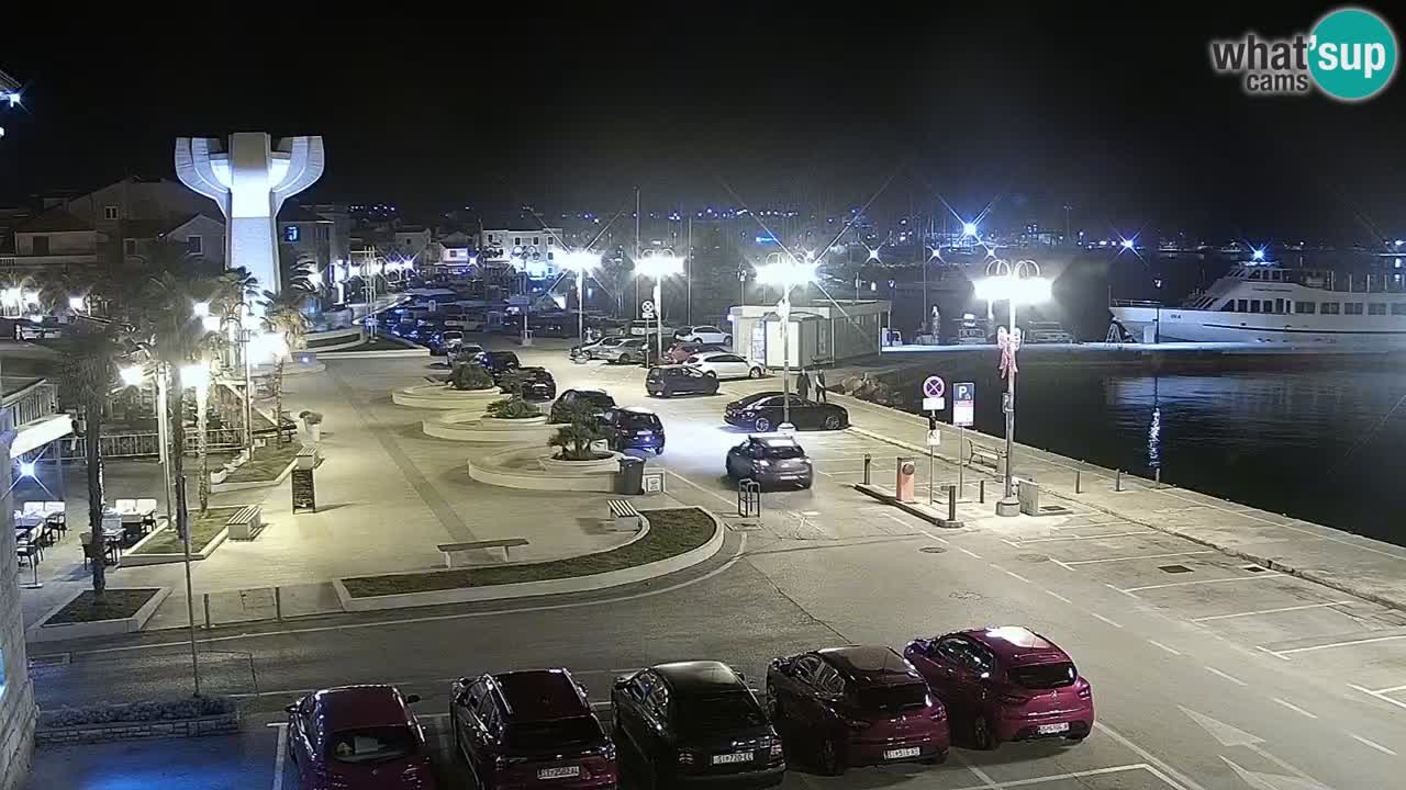 Vodice livecam – marina e il lungomare