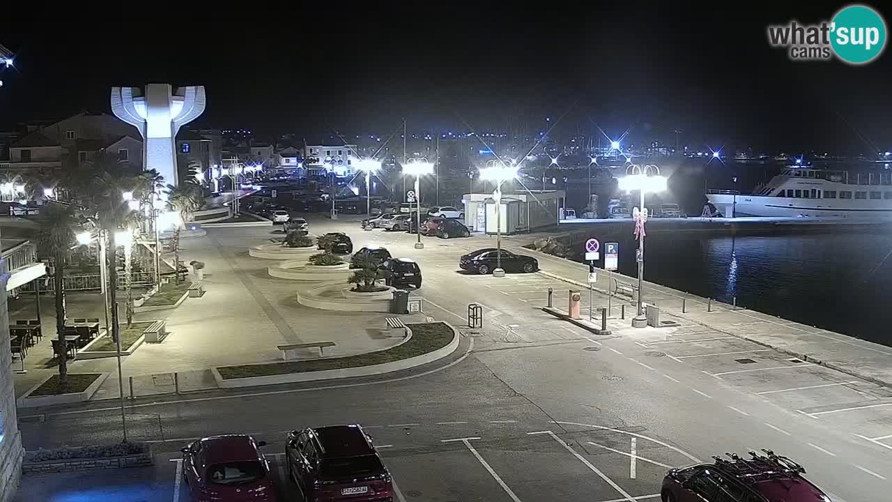 Vodice webcam – marina i meer