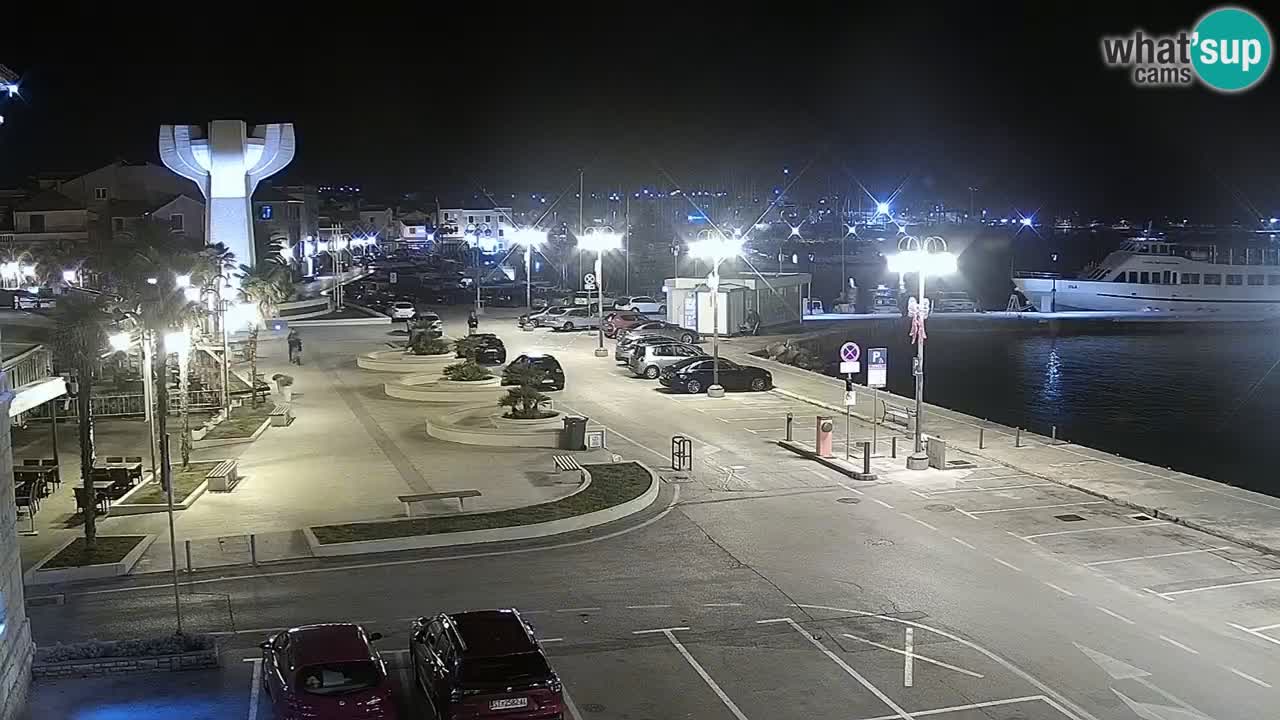 Vodice webcam – marina i meer