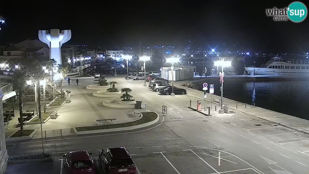 Vodice webcam – marina i meer