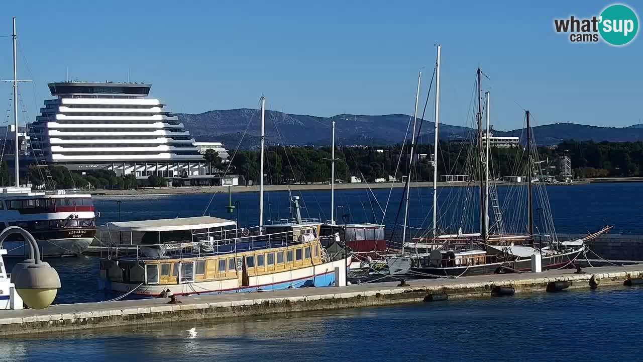 Vodice spletna kamera – marina in riva