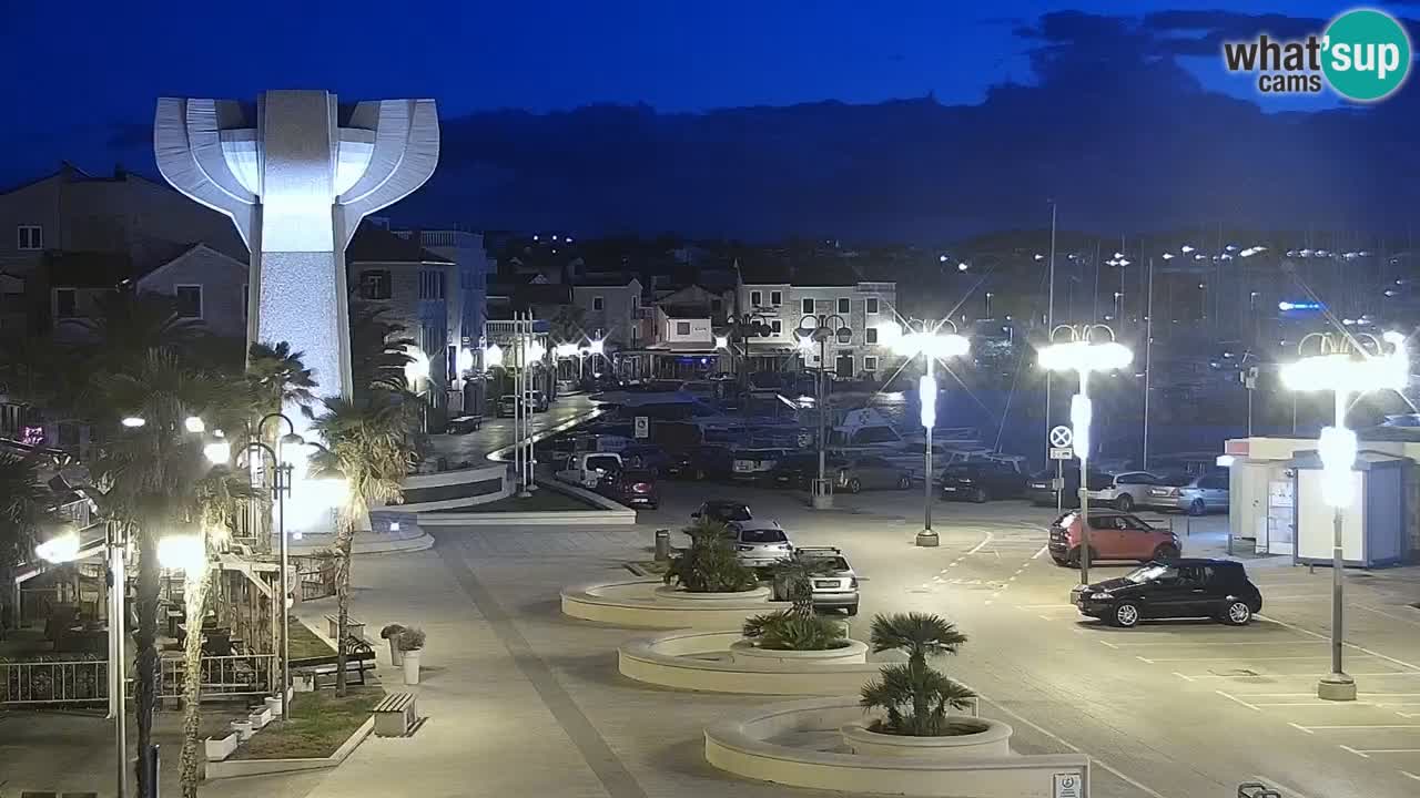 Vodice webcam – marina i meer