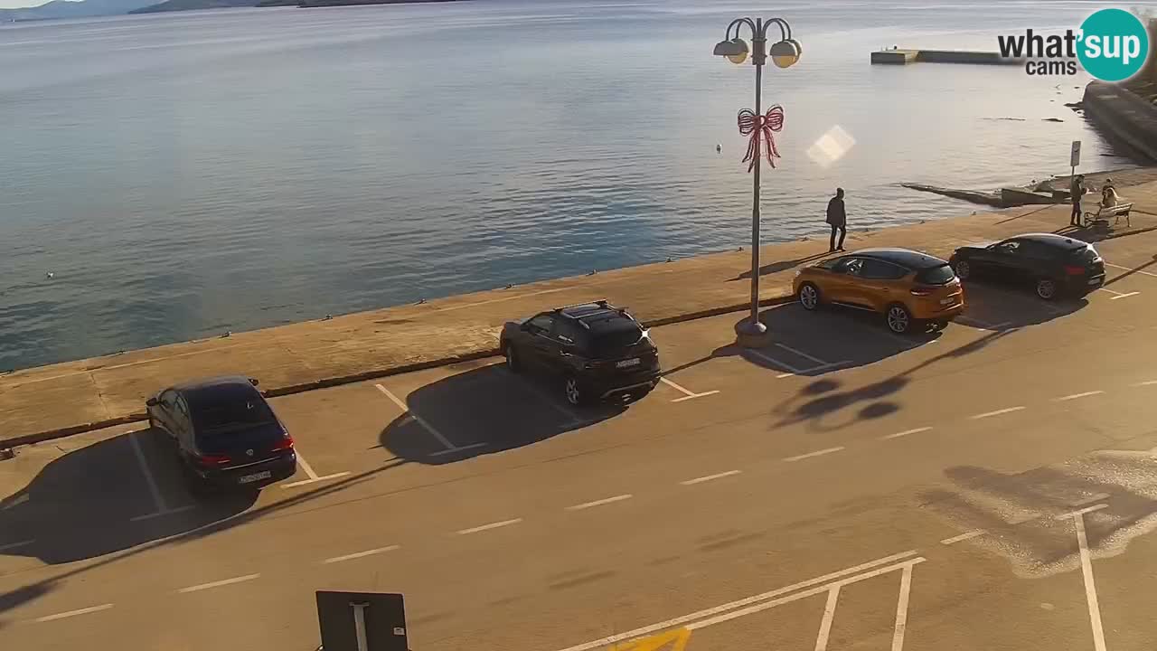 Vodice Live webcam – marina and  seafront