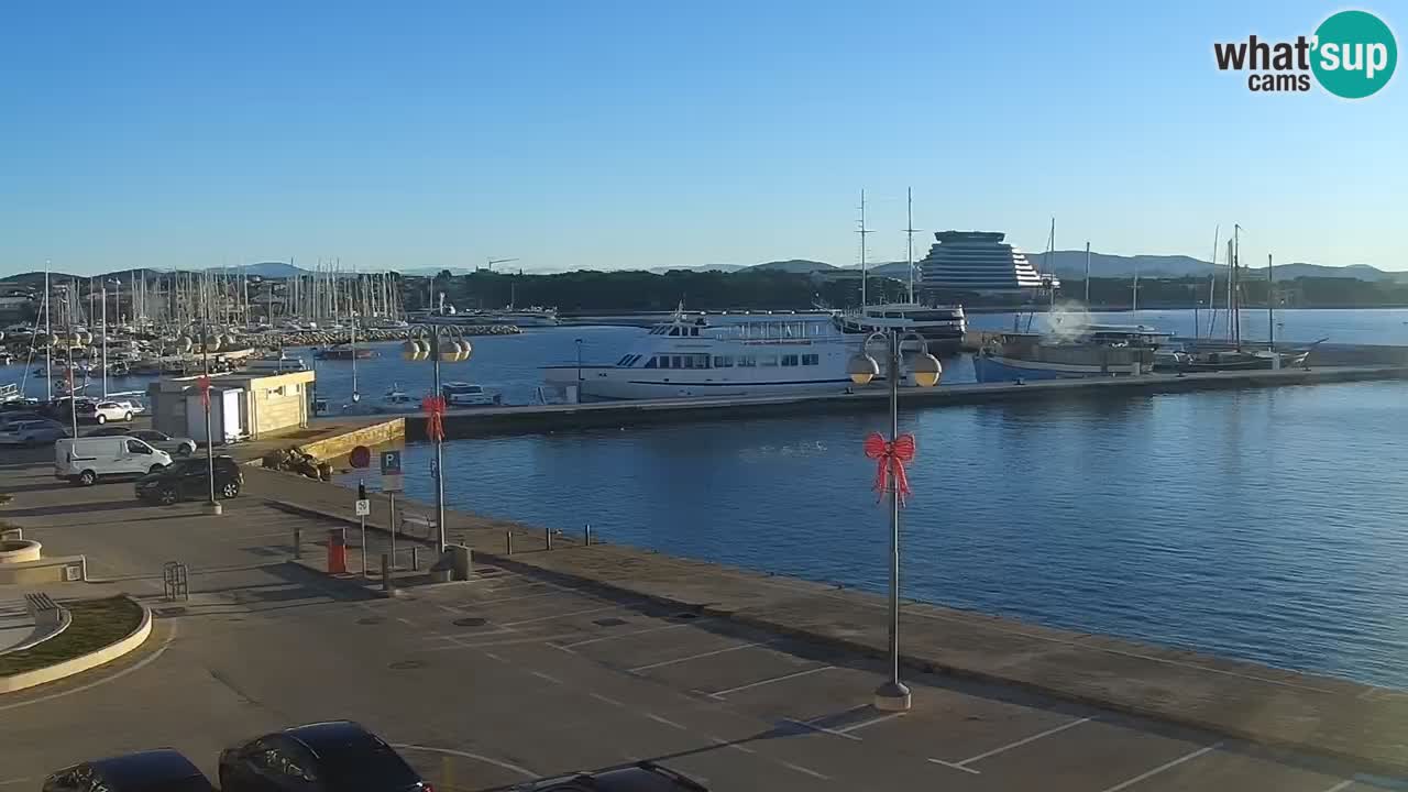 Vodice Live webcam – marina and  seafront