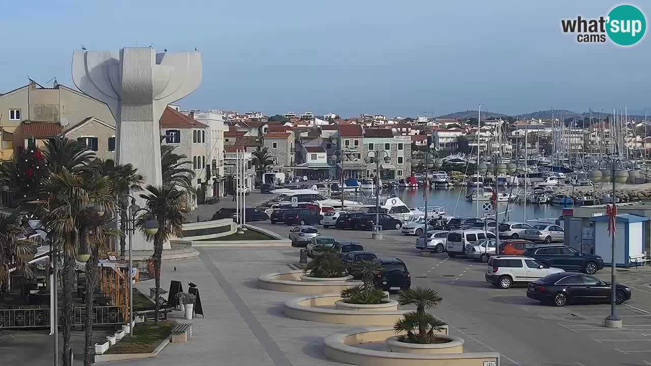 Vodice webcam – marina i meer