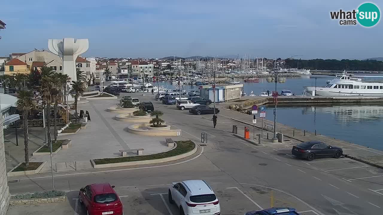 Vodice spletna kamera – marina in riva