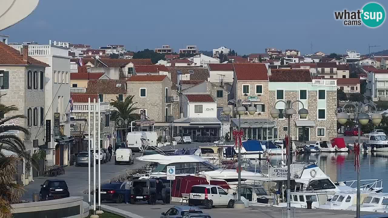 Vodice web kamera – marina i riva