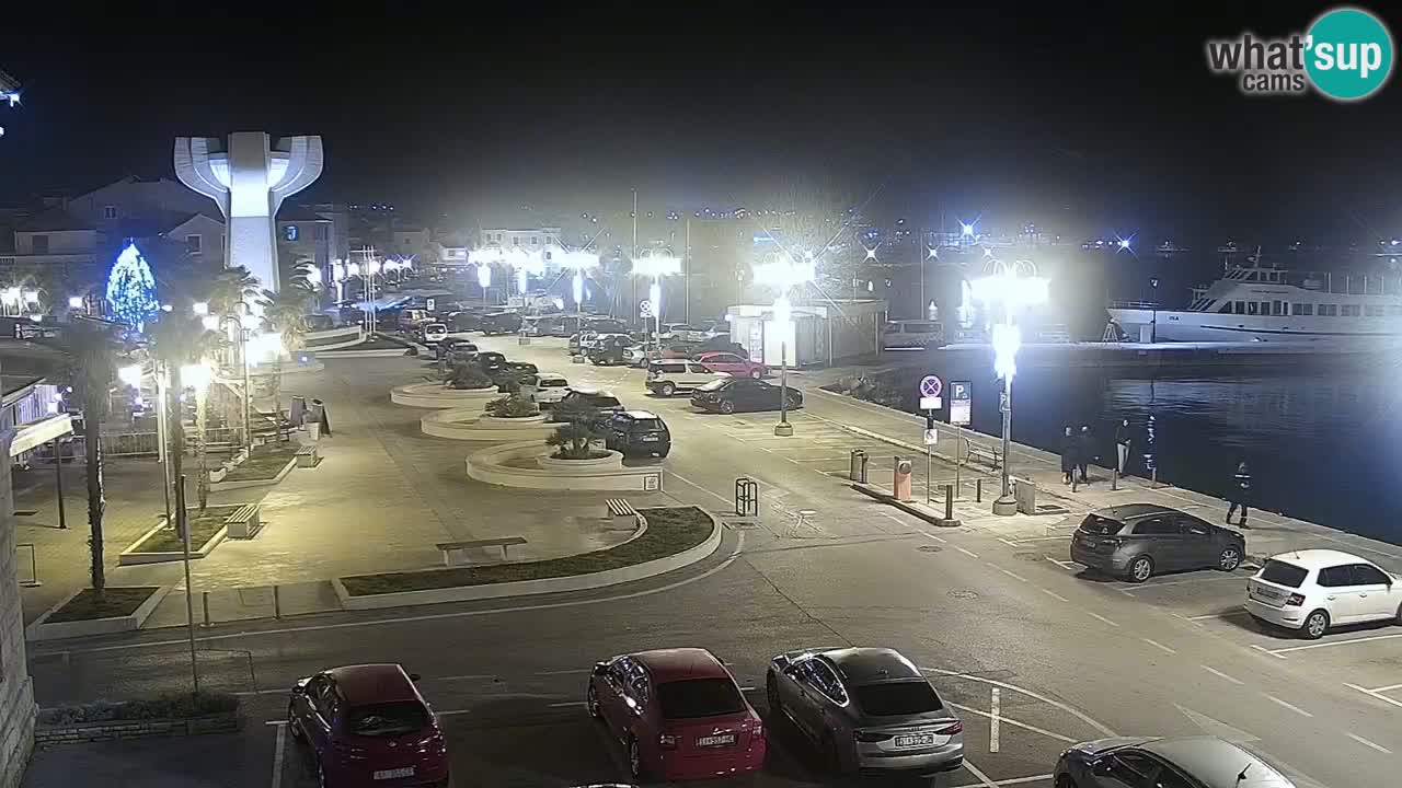 Vodice webcam – marina i meer