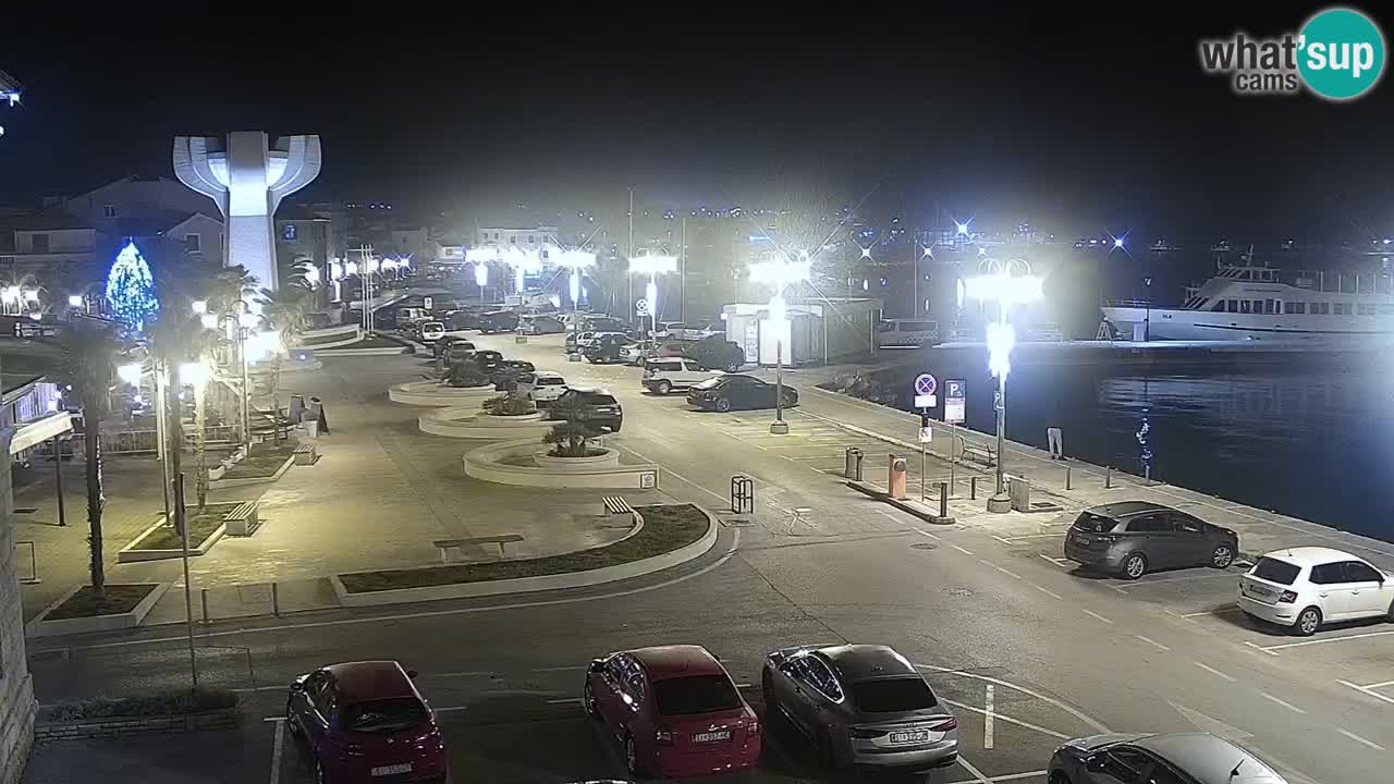 Vodice webcam – marina i meer