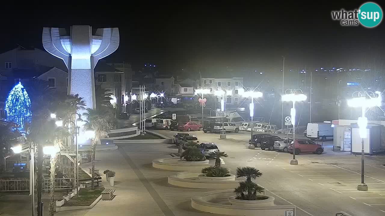 Vodice webcam live – front de mer