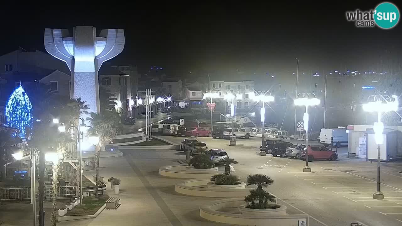 Vodice webcam live – front de mer