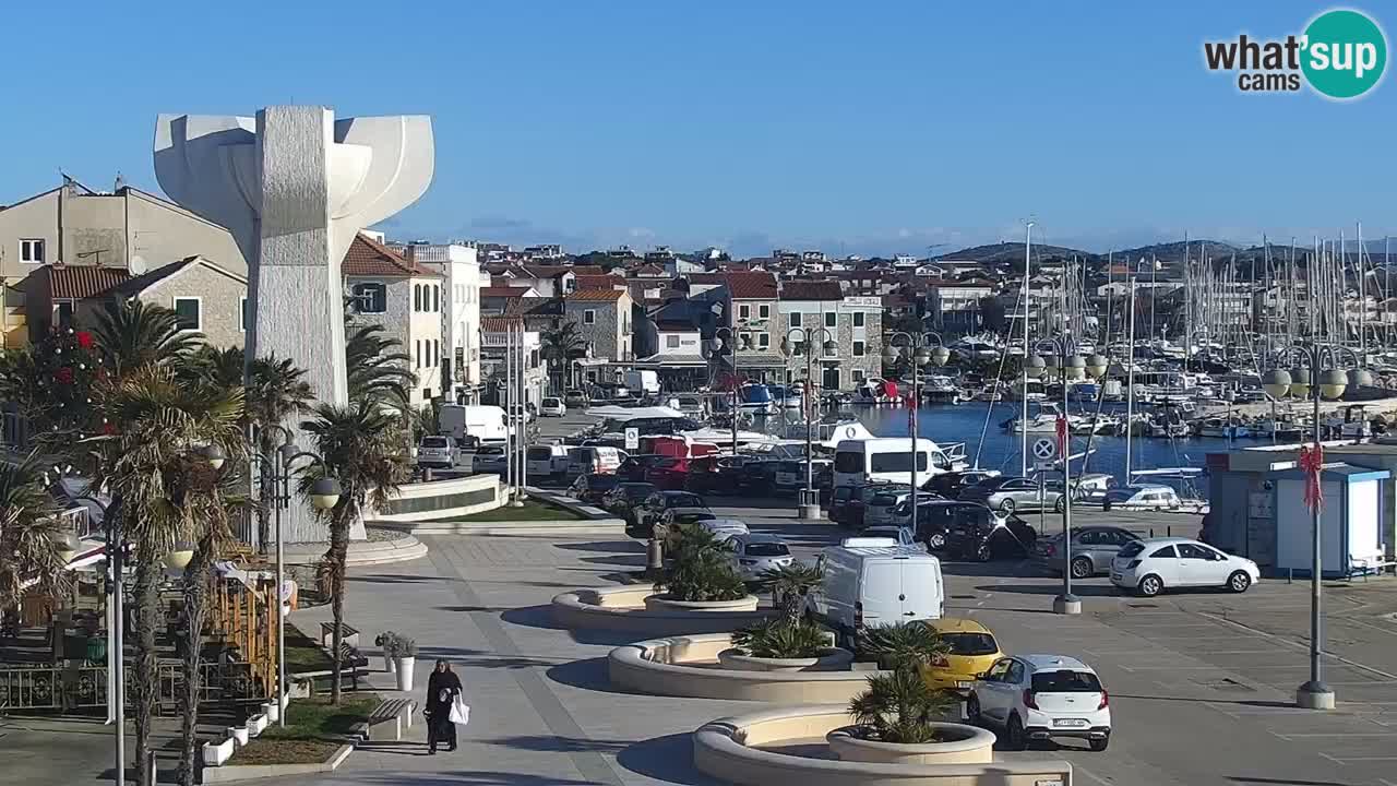 Vodice webcam – marina i meer