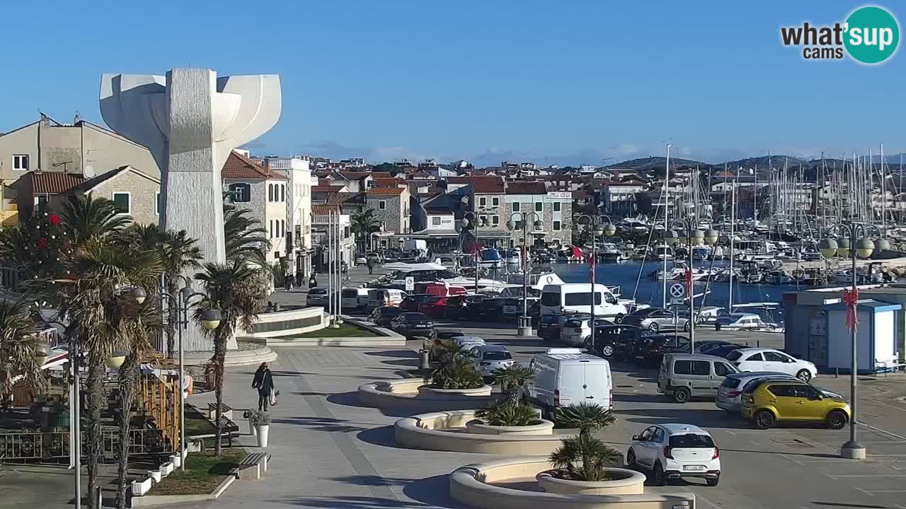 Vodice webcam live – front de mer