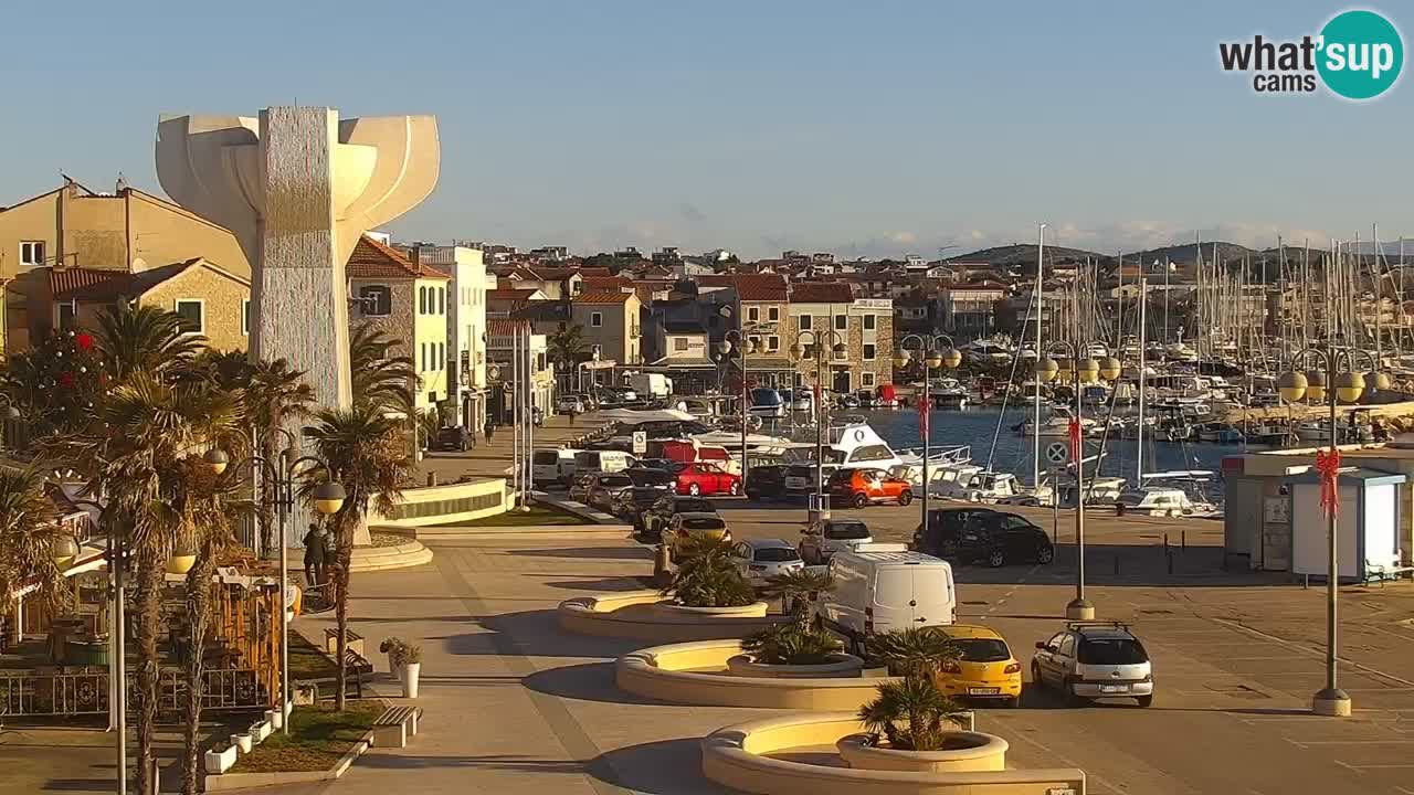 Vodice livecam – marina e il lungomare