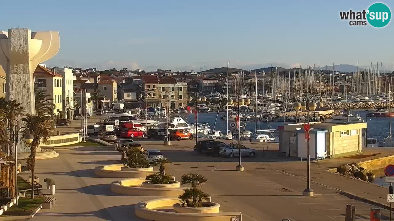 Vodice webcam – marina i meer